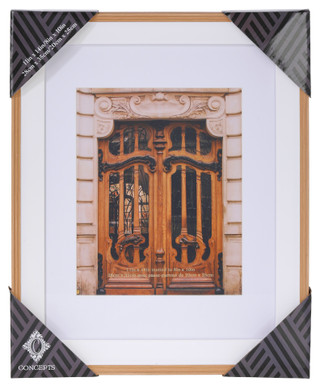 Thumbnail 1: CONCEPTS IN TIME 11''x14'' Natural Ridge Two-Tone Frame with 8x10 Mat 