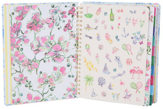 Thumbnail 3: LILLY PULITZER Bluette Lil Barefoot Beachcomber 17-Month Jumbo Agenda 