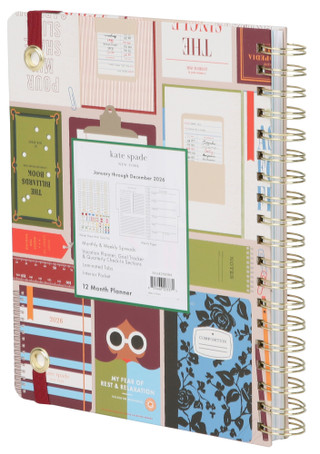 Thumbnail 2: KATE SPADE Book Club 12-Month Mega Planner  