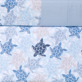 Thumbnail 4: Caribbean Joe Full Size 6 Pc Fanta Seas Bed Sheet Set 