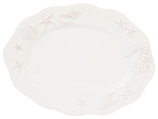 Thumbnail 1: BLUE SKY 14 In Oval Coastal Platter 