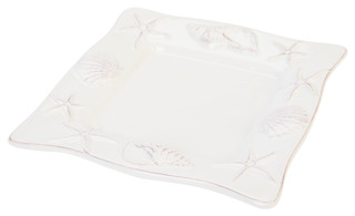 Thumbnail 2: BLUE SKY 9 In Square Coastal Plate 