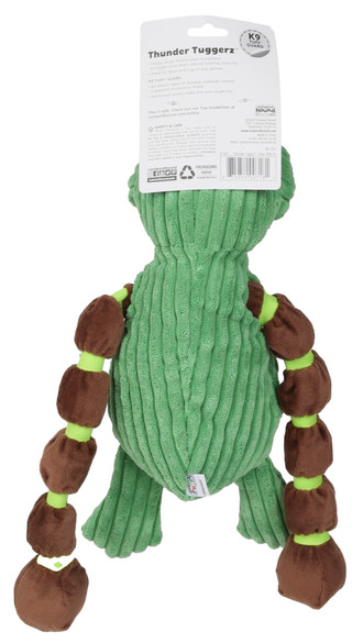 Thumbnail 2: Outward Hound 15 In Thunder Tuggerz Green Gator Dog Toy 