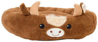 Thumbnail 3: Smoochy Pet Pals 20 in Highland Cow Pet Bed 