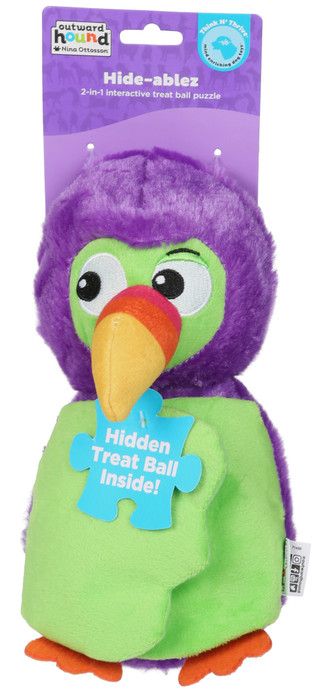 Thumbnail 1: Outward Hound Hide-ablez Toucan Treat Ball Puzzle Dog Toy 