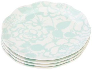 Thumbnail 2: Lenox 4 Pk Butterfly Meadow Cottage Accent Plates 