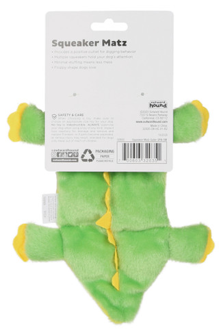 Thumbnail 2: Outward Hound 9 In Floppy Alligator Dog Toy 