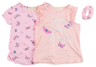 Thumbnail 1: B TWEEN Little Girl's 2 Pc Butterfly Shirts 