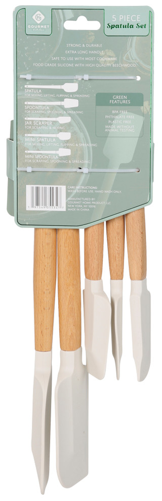 Thumbnail 2: GOURMET HOME PRODUCTS 5 Pc Spatula Set 