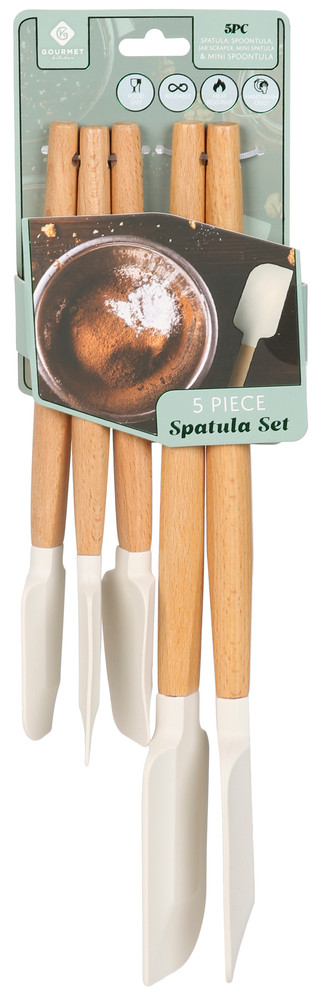 Thumbnail 1: GOURMET HOME PRODUCTS 5 Pc Spatula Set 