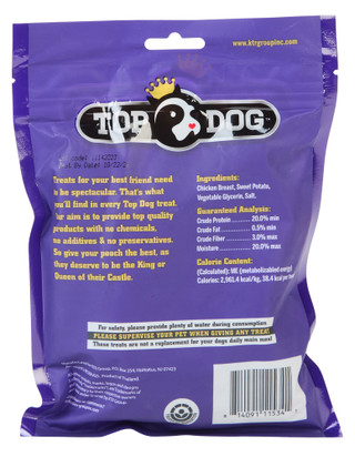 Thumbnail 2: TOP DOG Sweet Potato & Chicken Wrap Dog Treats 