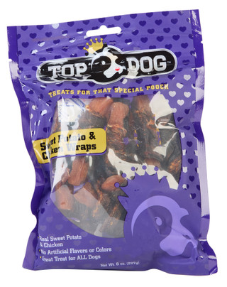 Thumbnail 1: TOP DOG Sweet Potato & Chicken Wrap Dog Treats 