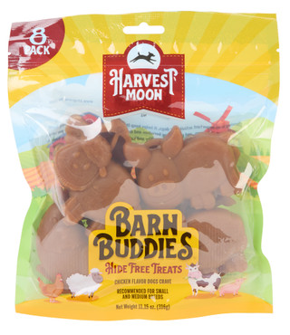 Thumbnail 1: Harvest Moon 8 Pk Barn Buddies Hide Free Pet Treats 