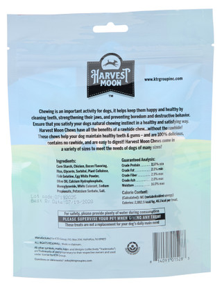 Thumbnail 2: Harvest Moon 8 Pk Hide Free Bacon Chips Pet Treats 