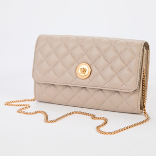 Thumbnail 4: Versace Quilted Leather Crossbody Medusa Clutch   