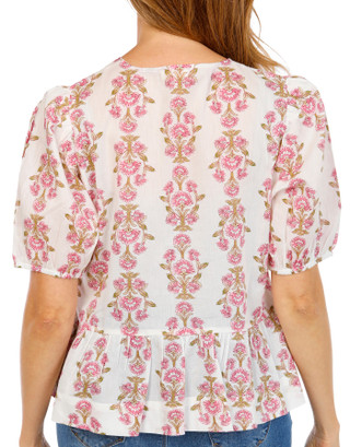Thumbnail 2: Parker Women's Puff Sleeve Floral Top 