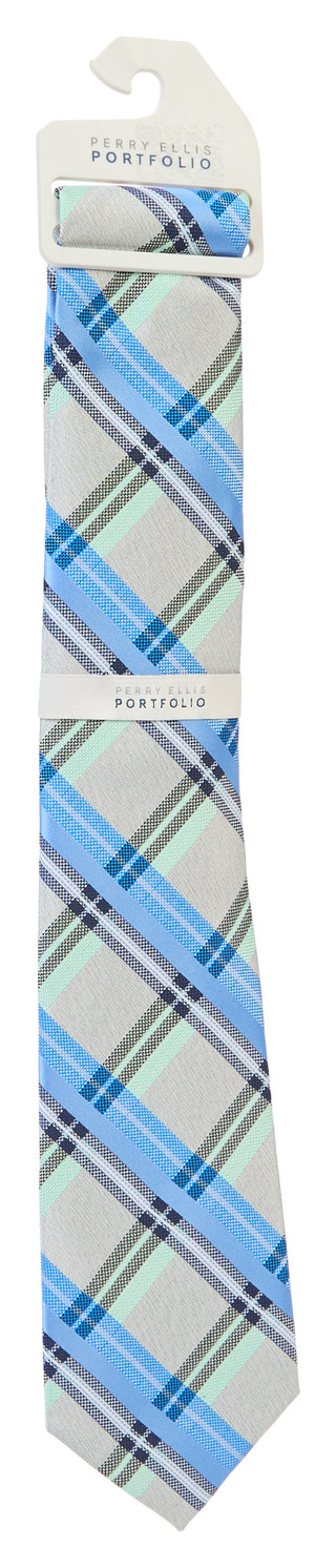 Thumbnail 1: Perry Ellis Men's Plaid Necktie  
