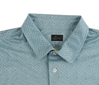 Thumbnail 2: GREG NORMAN Men's Short Sleeve Print Polo  