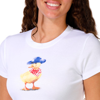 Thumbnail 3: OG Babe Juniors Americana Duck Baby Tee 