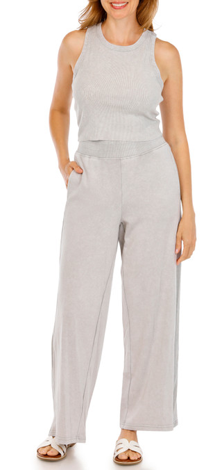 Thumbnail 1: HARMONY & BALANCE Women's Active 2 Pc Wide Leg Pants Set 