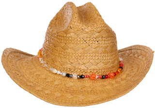Thumbnail 3: SAN DIEGO HAT CO Women's Rainbow Bead Band Cowboy Hat 
