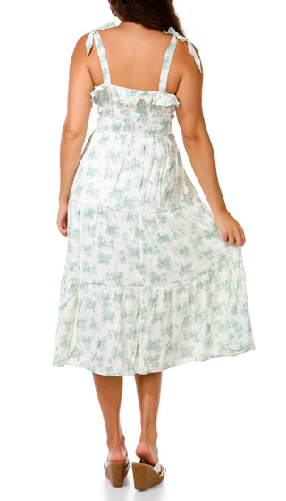 Thumbnail 3: Trixxi Juniors Sleeveless Toile Midi Dress 