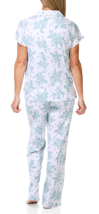 Thumbnail 2: Laura Ashley Women's 2 Pc Pajama Pants Set 