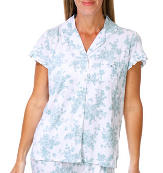Thumbnail 4: Laura Ashley Women's 2 Pc Pajama Pants Set 