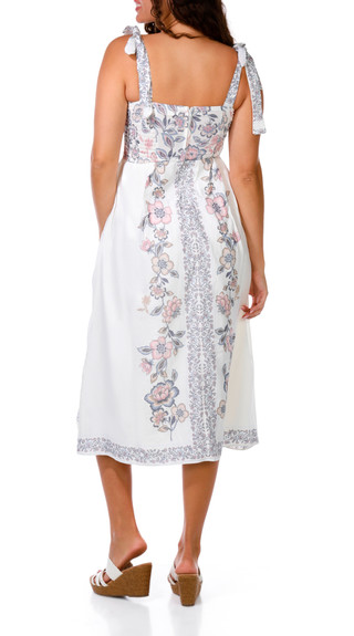 Thumbnail 4: Trixxi Juniors Ruffle Neck Midi Dress 