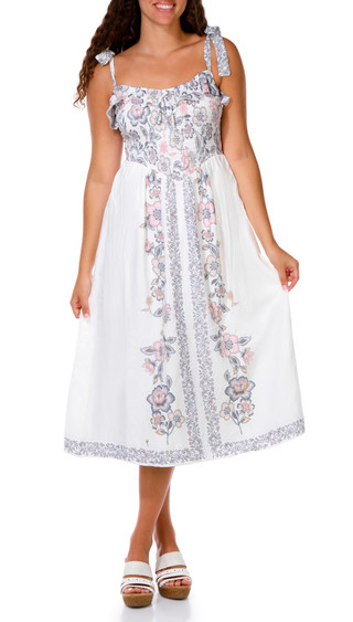 Thumbnail 1: Trixxi Juniors Ruffle Neck Midi Dress 