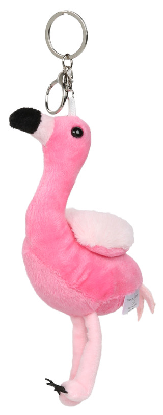 Thumbnail 1: La Valentina Fuzzy Flamingo Bag Charm 