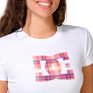Thumbnail 2: DC Shoes Juniors Flannel Fill Logo Baby Tee 