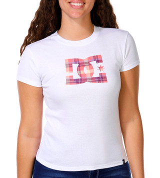 Thumbnail 1: DC Shoes Juniors Flannel Fill Logo Baby Tee 