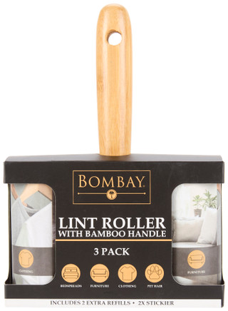 Thumbnail 1: Bombay Bamboo Lint Roller With Refills 
