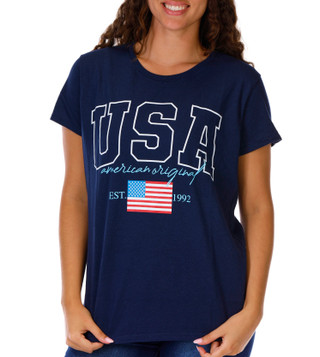 Thumbnail 1: Hybrid Juniors USA Graphic Tee 