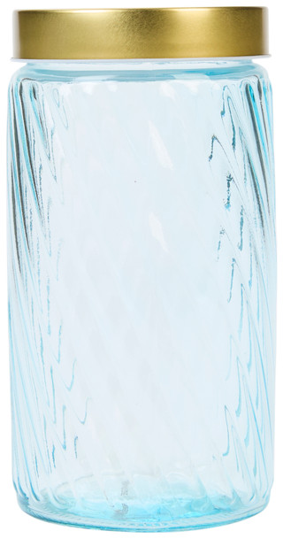 Thumbnail 1: 10 Strawberry Street 9 In Twisted Glass Storage Canister 