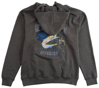 Thumbnail 2: Guy Harvey Men's Long Sleeve Print Hoodie 