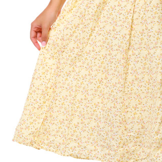 Thumbnail 2: Celebrity Pink Juniors Puff Sleeve Swiss Dot Midi Dress 