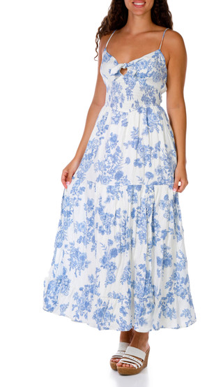 Thumbnail 1: Trixxi Juniors Slit Maxi Dress  