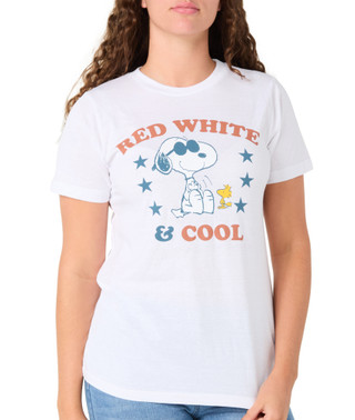 Thumbnail 1: Peanuts Juniors Americana Snoopy Graphic Tee 