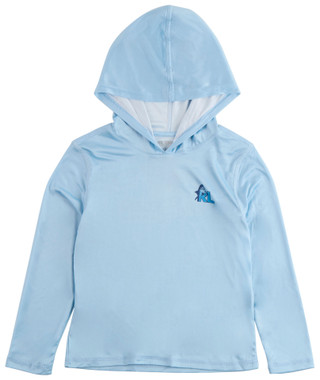 Thumbnail 1: REEL LEGENDS Little Boys Long Sleeve Tuna Print Hoodie Shirt 