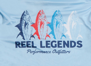 Thumbnail 3: REEL LEGENDS Little Boys Long Sleeve Tuna Print Hoodie Shirt 