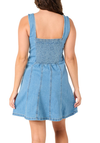 Thumbnail 2: Lone Star Juniors Sleeveless Denim Dress 