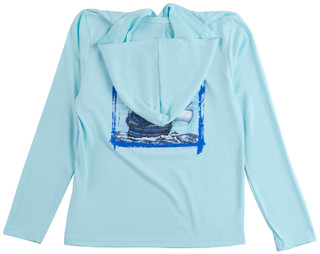 Thumbnail 2: Guy Harvey Big Boys Performance High Seas Hoodie  