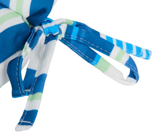 Thumbnail 4: LILLIAN AUGUST Beach Stripe Outdoor Adirondack Chair Pads 