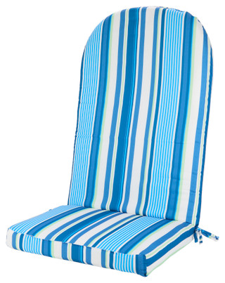 Thumbnail 1: LILLIAN AUGUST Beach Stripe Outdoor Adirondack Chair Pads 