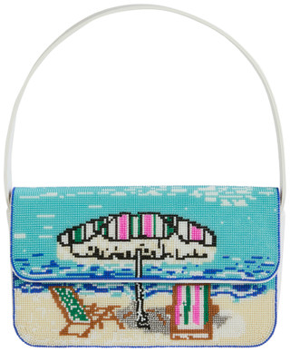 Thumbnail 1: D'Margeaux Beaded Beach Chairs Shoulder Bag 