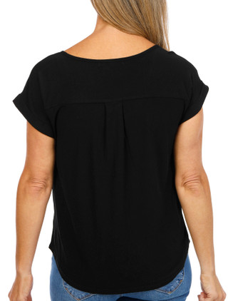 Thumbnail 3: Love Scarlett Women's Zip Henley Top 