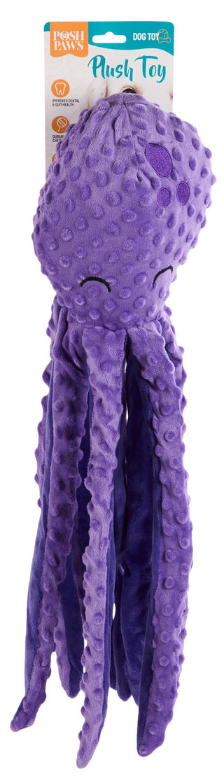 Thumbnail 1: Posh Paws Octopus Plush Pet Toy  
