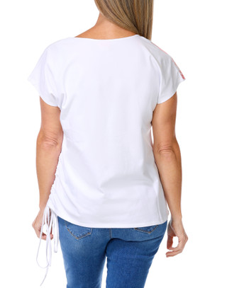 Thumbnail 4: Hearts of Palm Women's Short Sleeve Crew Neck Jersey Top 